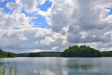 Barlinek, lake, city and surroundings