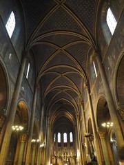 Naklejka premium Iglesia de Saint Germain des Prés en París