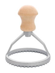 italian ravioli pasta stamp isolated