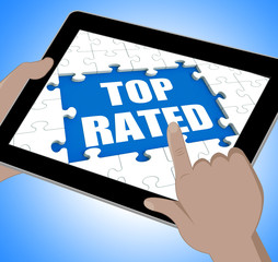 Top Rated Tablet Means Web Number 1 Or Most Popular