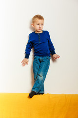 boy child preschooler playing at home