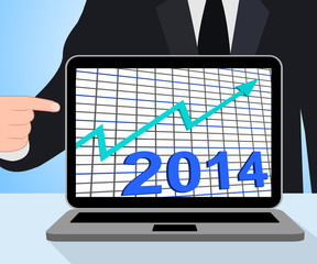 Twenty Fourteen Graph Chart Displays Increase In 2014