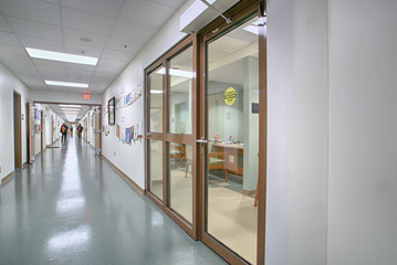 hospital corridor hallway
