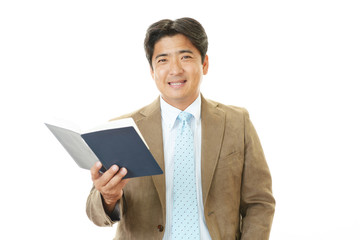 笑顔のビジネスマン