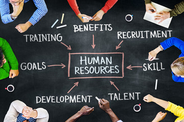 Group of People and Human Resoures Concept