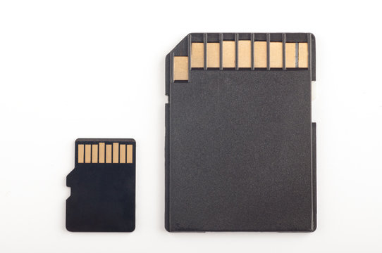 micro sd card and adapter