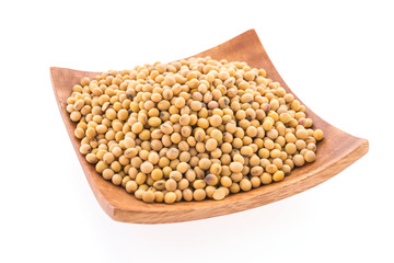 Soybean isolated on white background