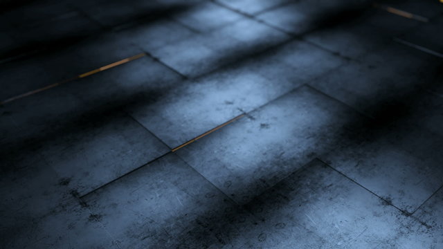 moving stage of golden dark surface