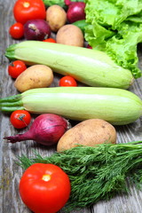 Fresh vegetables