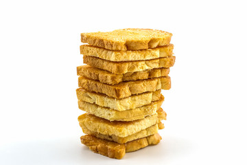 Group of sliced bread.