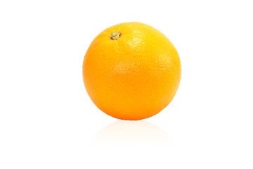 orange on white background