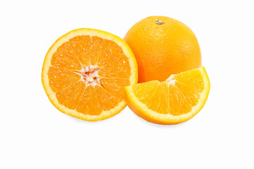 orange on white background