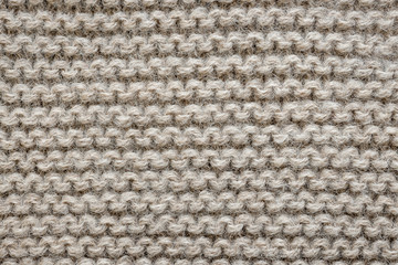 Brown wool knit texture