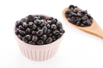 Coffee beans isolated on white background