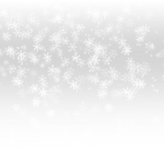 Winter delightful snowfall background