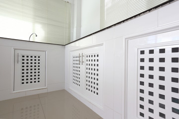 white kitchen room