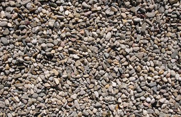Small colorful boulders closeup