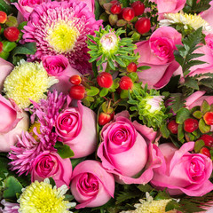 Abstract background of flowers