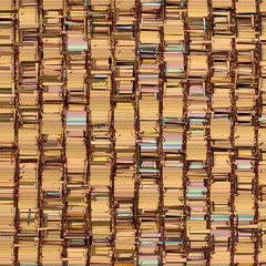 abstract fragmented backdrop pattern in orange beige