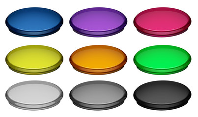 Colourful buttons