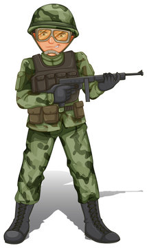 A brave soldier