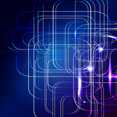 blue Abstract background of digital technologies