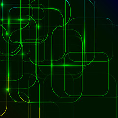 Obraz premium green Abstract background of digital technologies
