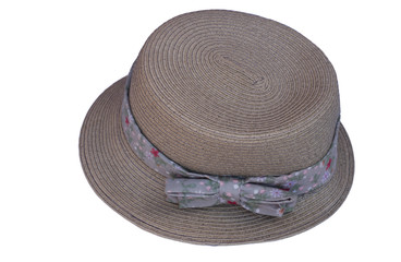 Millinery isolated on a white background.