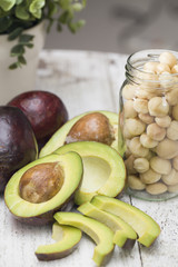 avocado and macadamia