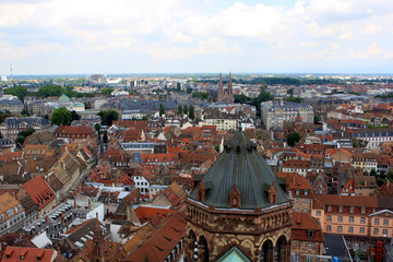 Fototapeta na wymiar View of Strasbourg, France
