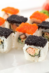 Salmon and Tobiko Roll