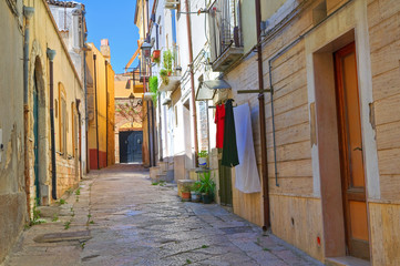 Alleyway. Torremaggiore. Puglia. Italy.