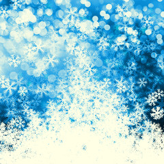 Fototapeta na wymiar Winter delightful snowfall background