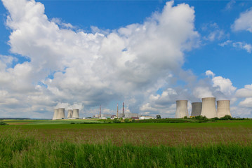 Fototapeta na wymiar Nuclear power plant Dukovany in Czech Republic Europe