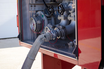 Fire truck hoses