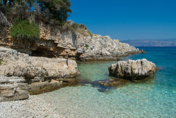 Beautiful sea in Greece