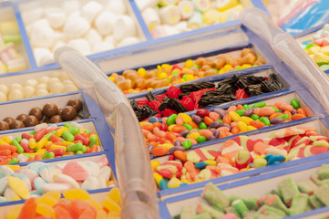 assortment of candies
