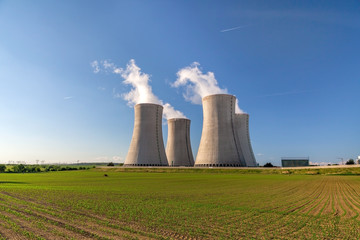 Nuclear power plant Dukovany in Czech Republic Europe
