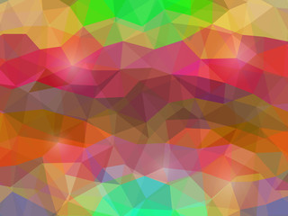 Abstract Geometrical Multicolored Background