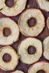 round dried apples
