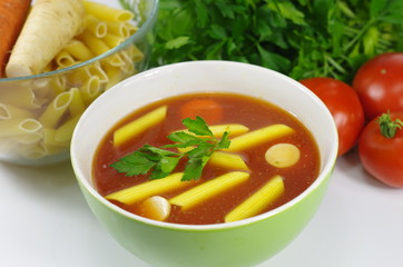 appetizing tomato soup