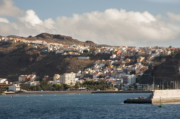 Fototapeta na wymiar island la Gomera