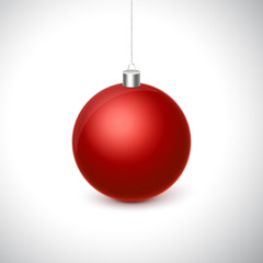 Merry Christmas sale bauble. Vector illustration