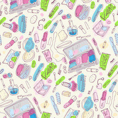 Beauty products. Cosmetics.