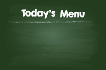 Today Restaurant Menu On Green Board