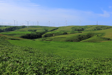 Soya Hills in Wakkanai, Hokkaido, Japan