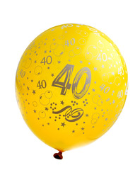 Luftballon mit 40