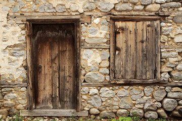 Old door and window