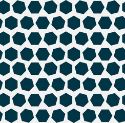 Hexagons texture with lines. Seamless vector geometric pattern