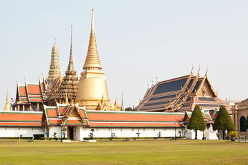 Wat Phra Kaew, Temple of the Emerald Buddha, Bangkok, Thailand